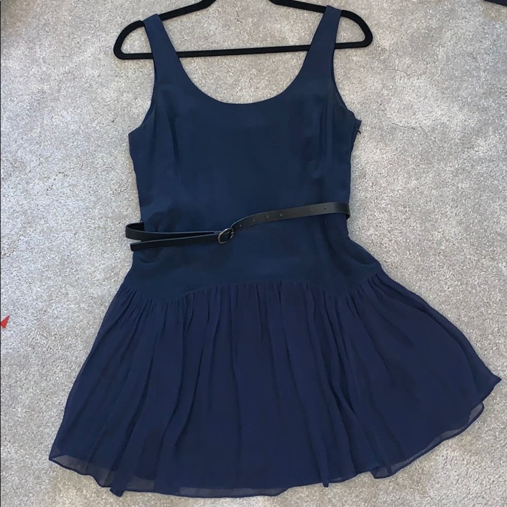 Flirty blue dress